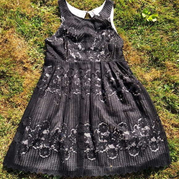 Free people black lace dress - Picture 1 of 6